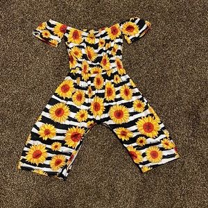 Sunflower romper
